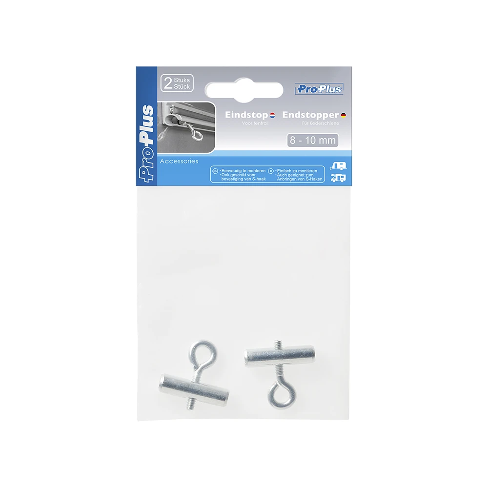 ProPlus Eindstop Tentrail 8-10Mm Set 2