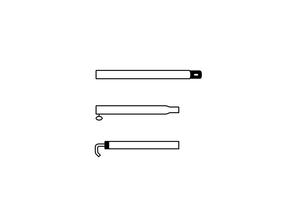 Campking Zak Luifelnokstok 22/19 Mm.180-250 Cm :Zilv