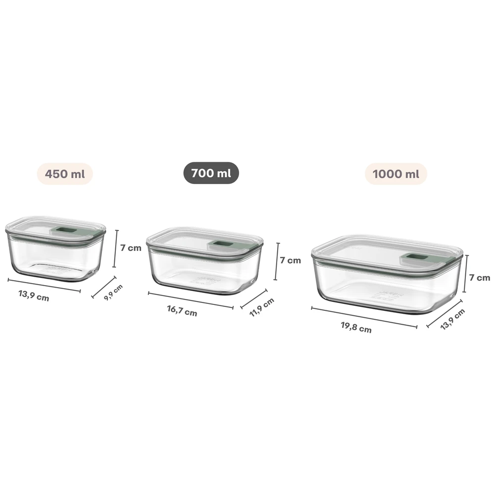 Mepal Glas Vershouddoos Easyclip 2.0 700 Ml