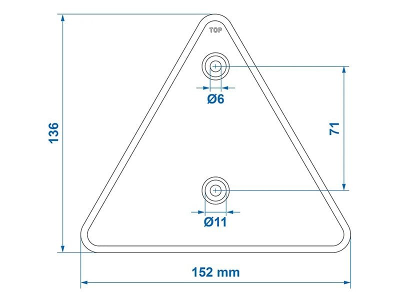 Proplus Driehoekreflector - 2 Stuks Proplus Driehoekreflector - 2 Stuks