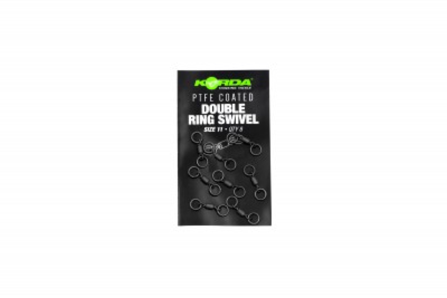 Korda Ptfe Double Ring Swivel Size 11 (8Pcs)