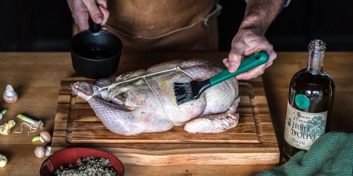 Big Green Egg Gietijzeren Sauspan Met Kwast