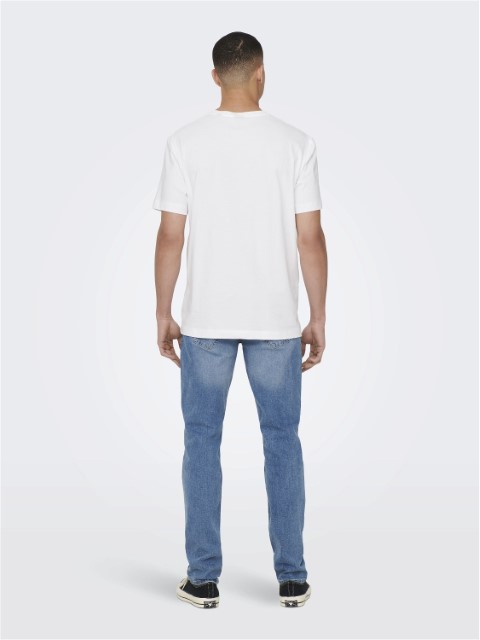 Only & Sons Max Life Ss Stitch Tee Heren