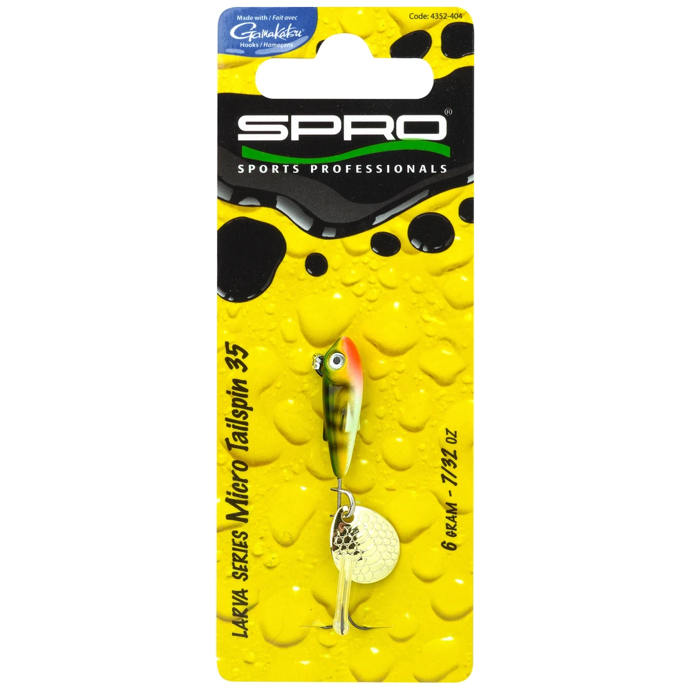 Spro Larva Micro Tailspin Perch 6G