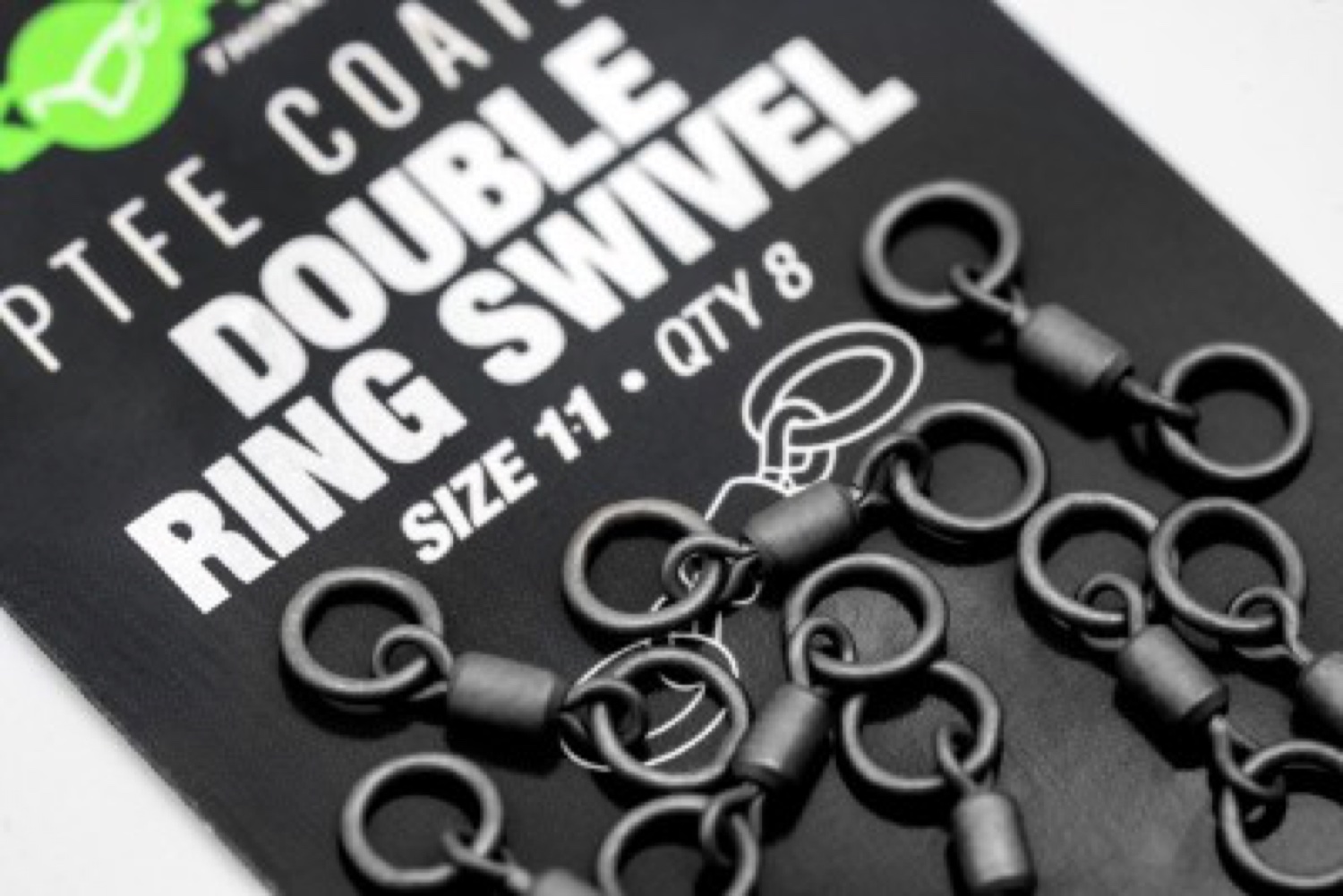 Korda Ptfe Double Ring Swivel Size 11 (8Pcs)