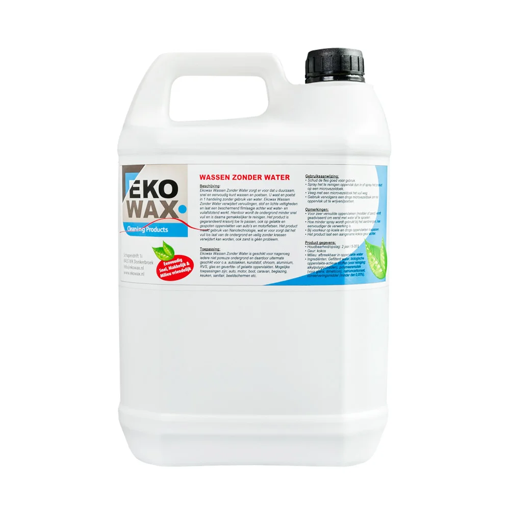 Ekowax Wassen Zonder Water 5L