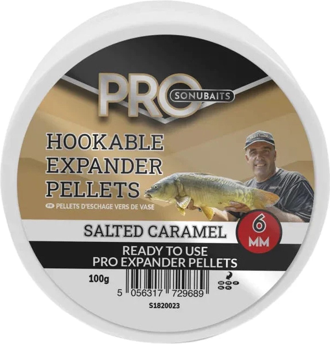 Sonubaits Hookable Expander Pellets Salted Caramel 6MM