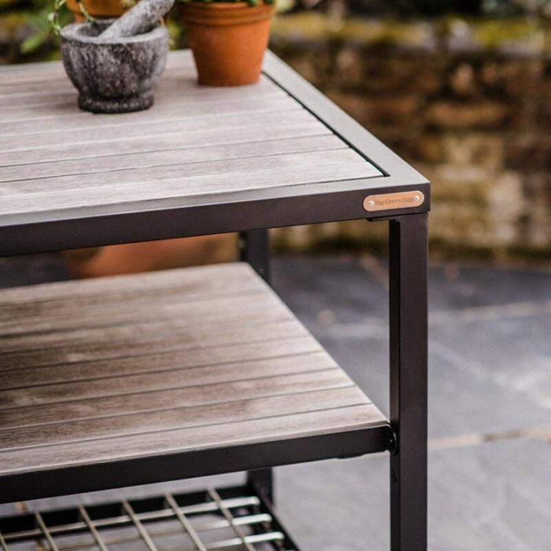 Big Green Egg Distressed Acacia Wood Insert