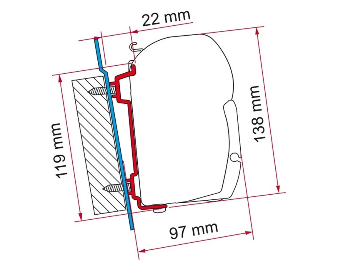 Fiamma Kit Ford Transit High/Spinter/Crafter