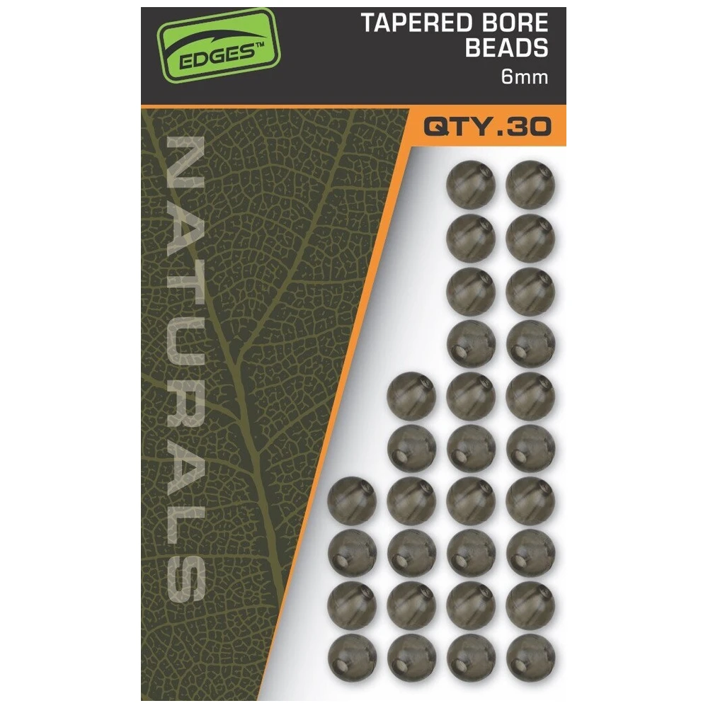 Fox Naturals 6Mm Tapered Bore Beads X 30