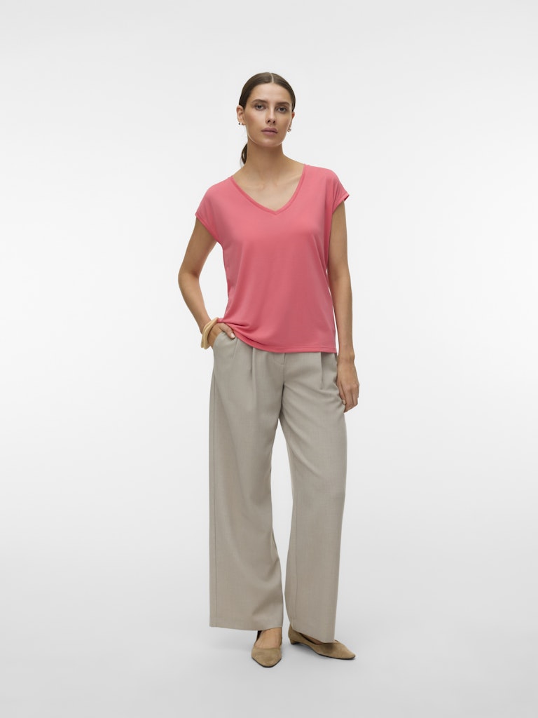 Vero Moda Filli SS V-Neck Tee Dames