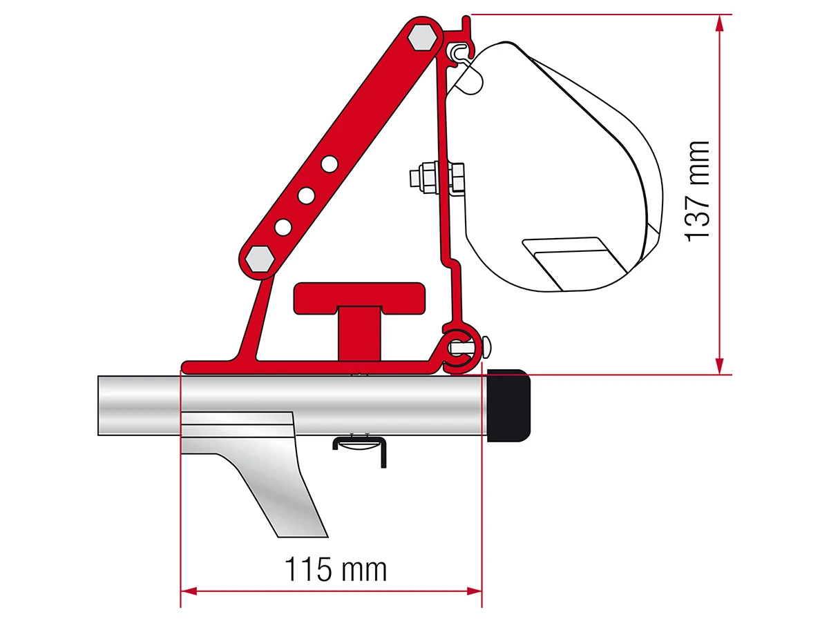 Fiamma Kit Auto Adapter 2 Stuks