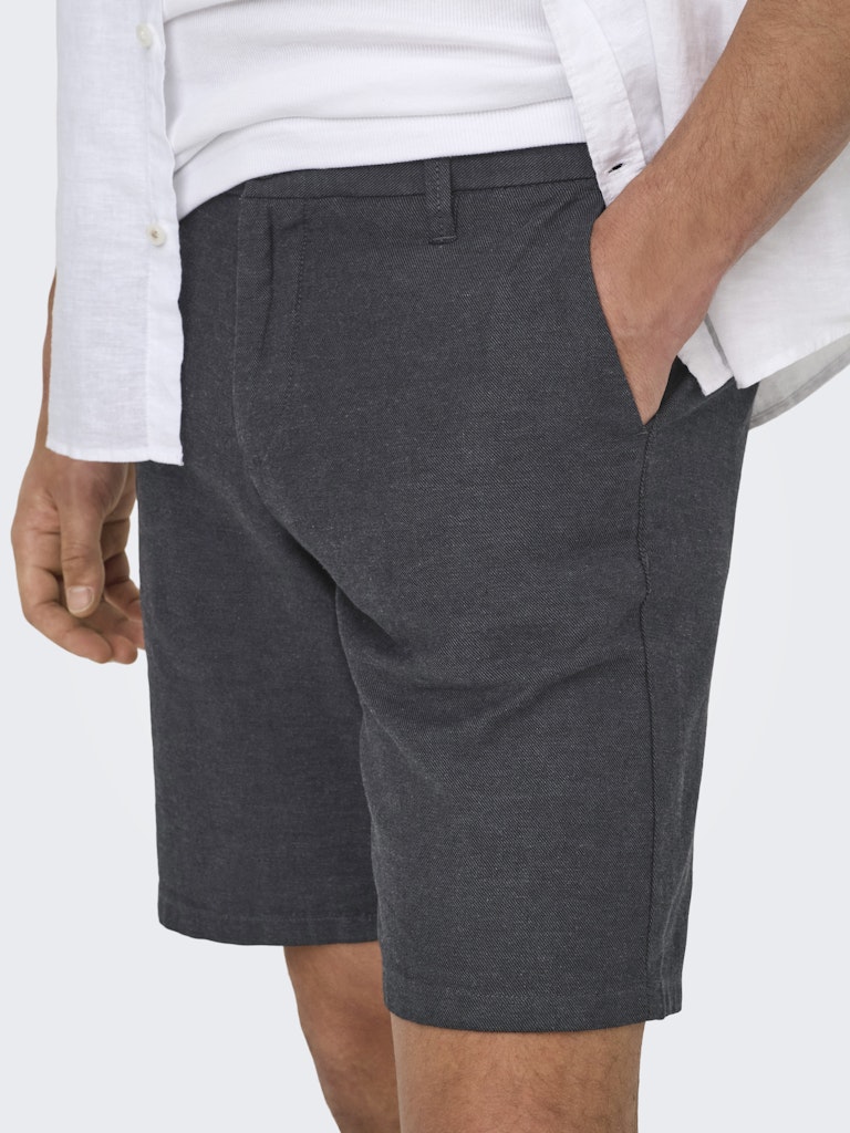 Only & Sons Mark 0011 Cotton Linen Shorts Heren