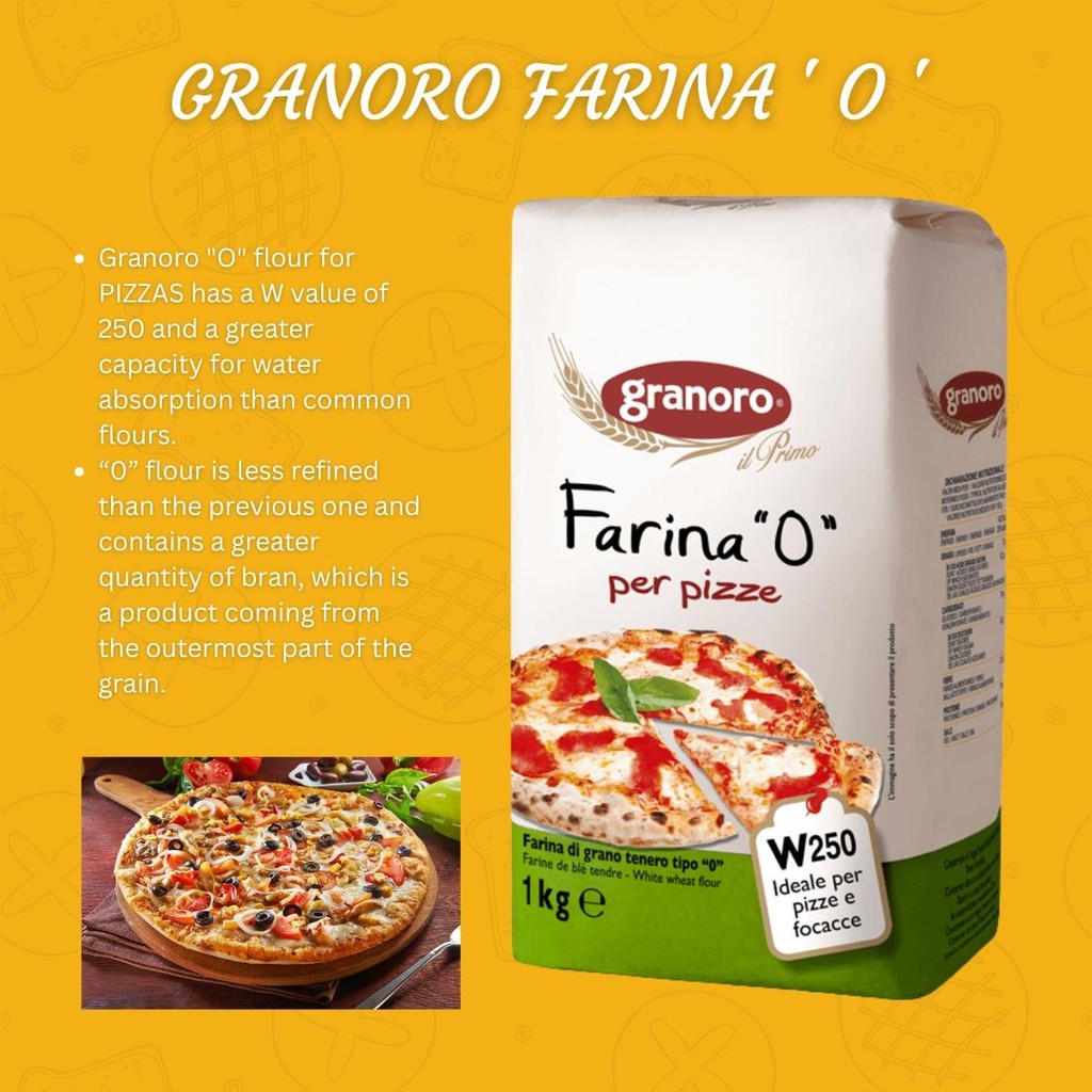 Granoro Farina "0" Pizzabloem 1 Kg