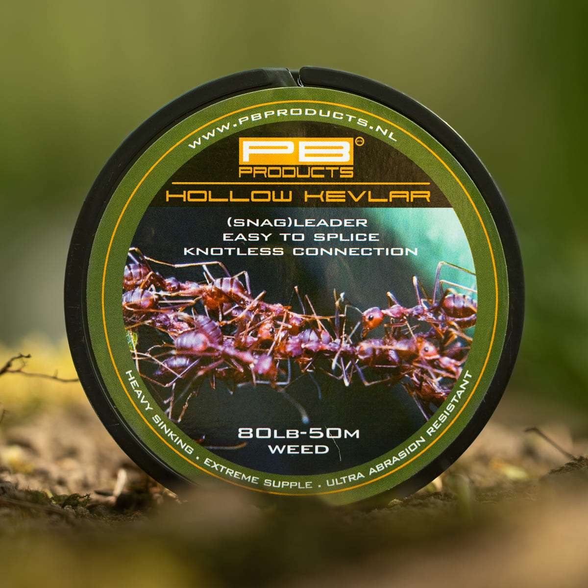 PB Products Hollow Kevlar 80lb Weed 50M