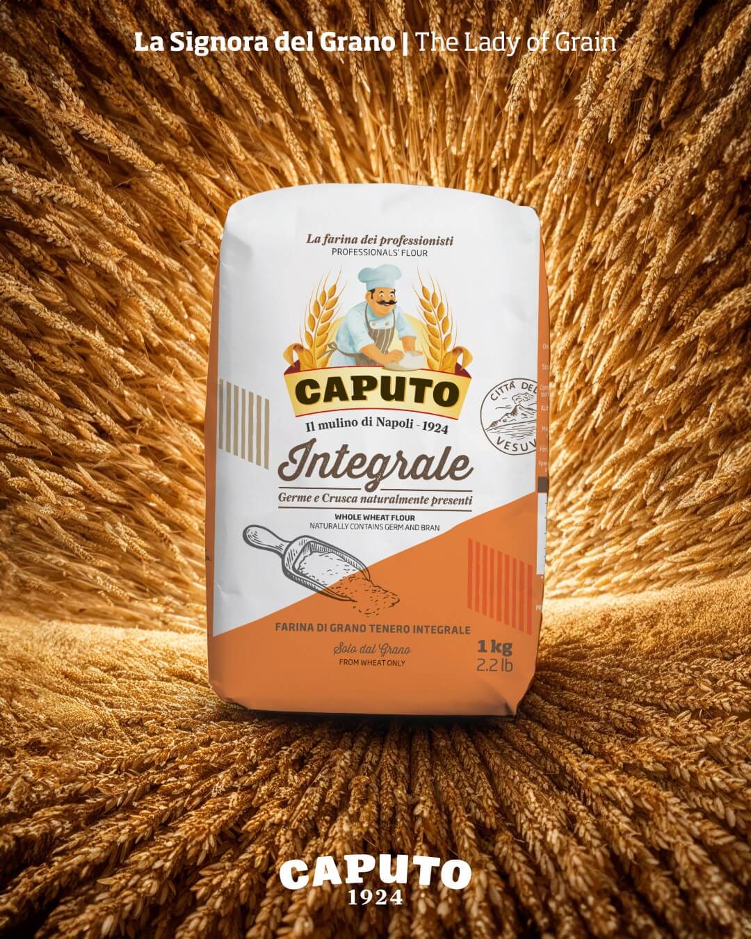 Caputo Integrale Volkorenmeel 1Kg