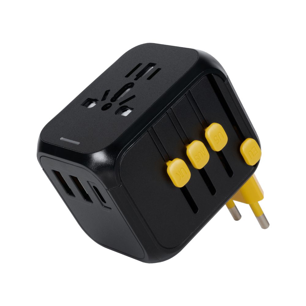 WakaWaka Travelcharger Wereldstekker met USB-C en USB-A