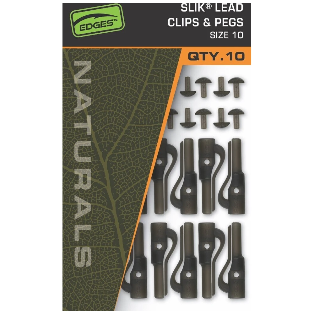 Fox Naturals Slik Lead Clips & Pegs Size 10