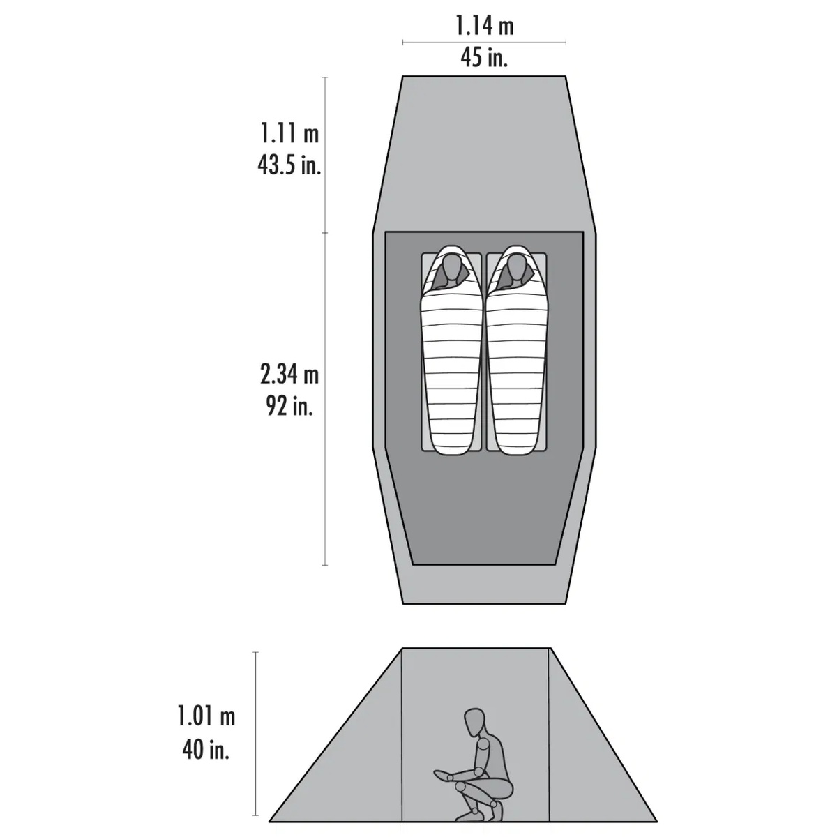 MSR Tindheim 2 Tent - Olive Green