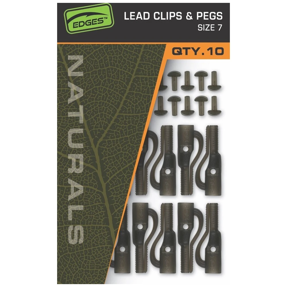 Fox Naturals Size 7 Lead Clips & Pegs