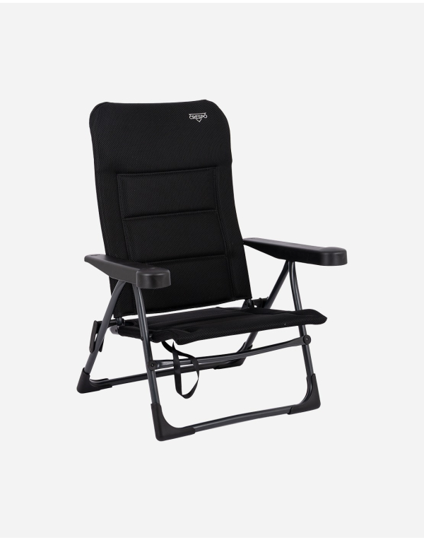 Crespo Strandstoel Ap-205/80 Zwart Air Deluxe