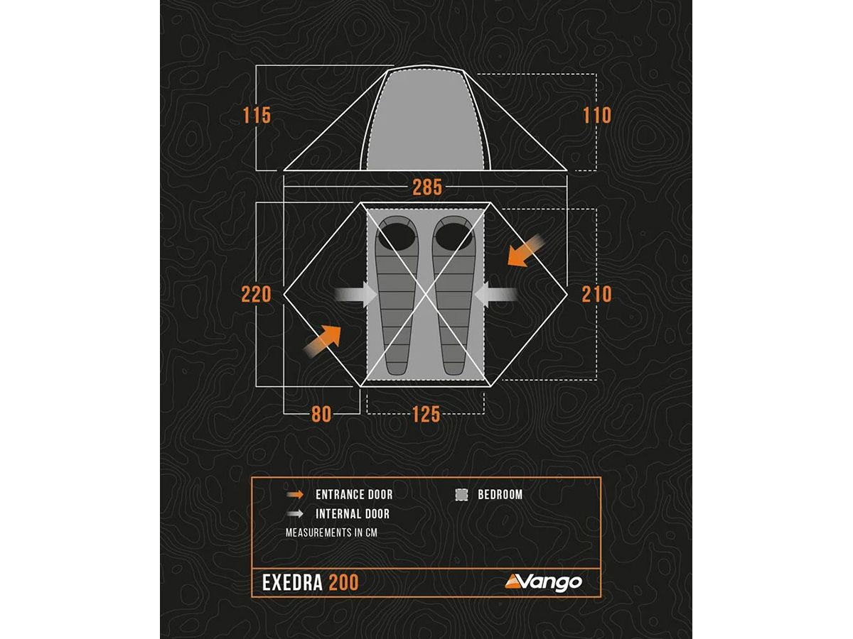 Vango Lichtgewicht Tent Exedra 200
