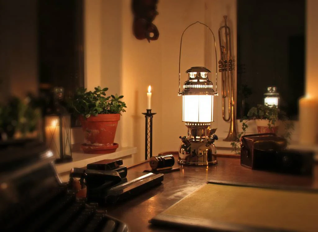 Petromax Olielantaarn HK500 Messing