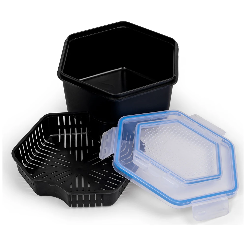 Zebco Secure-Lock Bait Box + Sieve 2L
