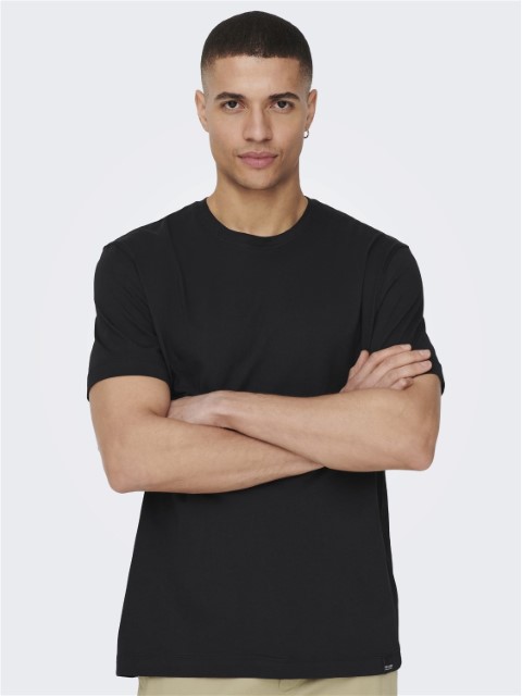 Only & Sons Max Life Ss Stitch Tee Heren