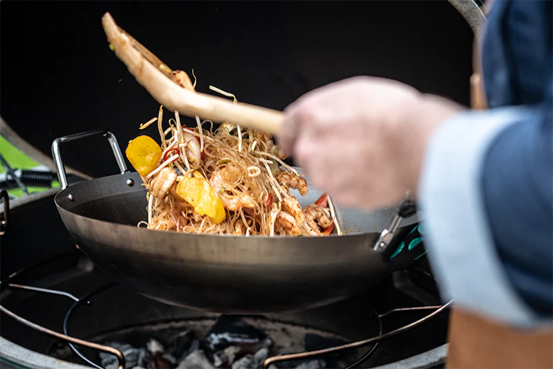 Big Green Egg Carbon Steel Wok