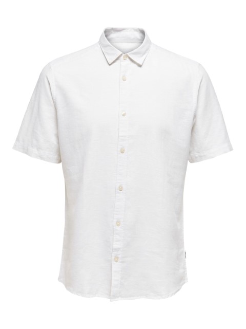 Only & Sons Caiden Ss Linen Shirt Heren