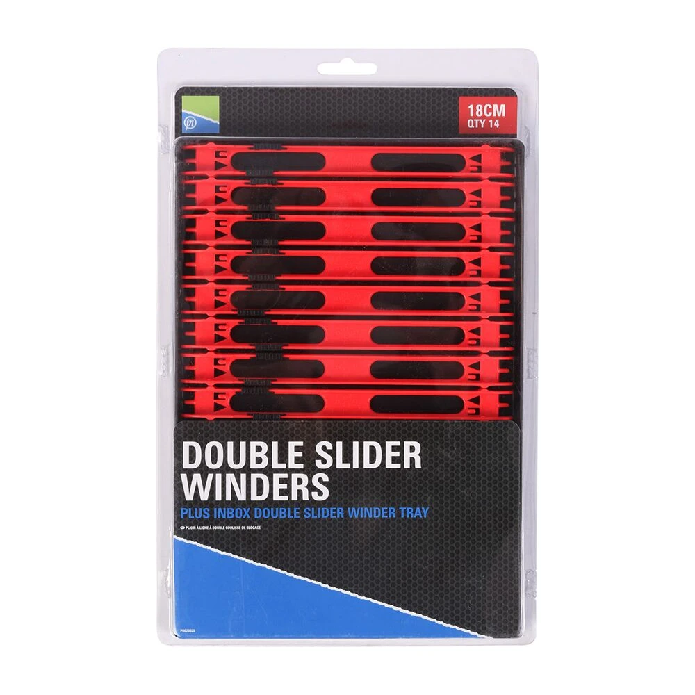 Preston Double Slider Winders 18Cm Red (5)