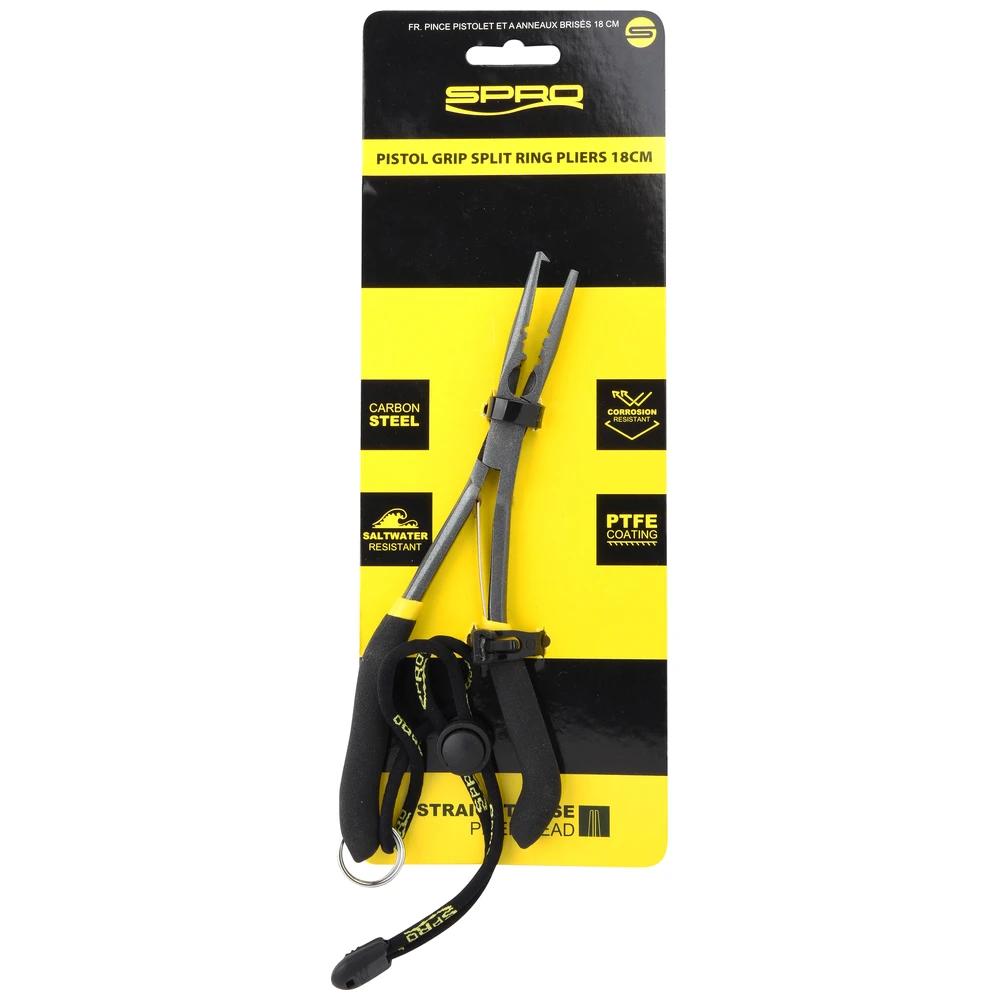 Spro Pistol Grip Split Ring Pliers 18Cm