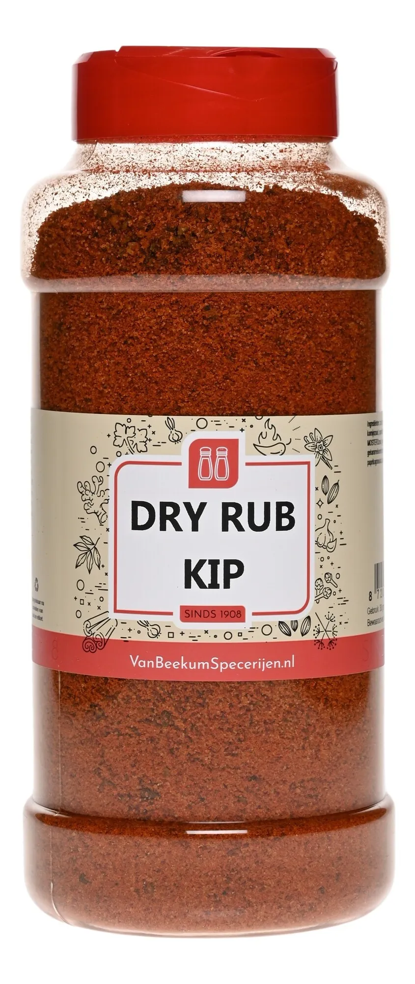Van Beekum Specerijen Dry Rub Kip 750 gr