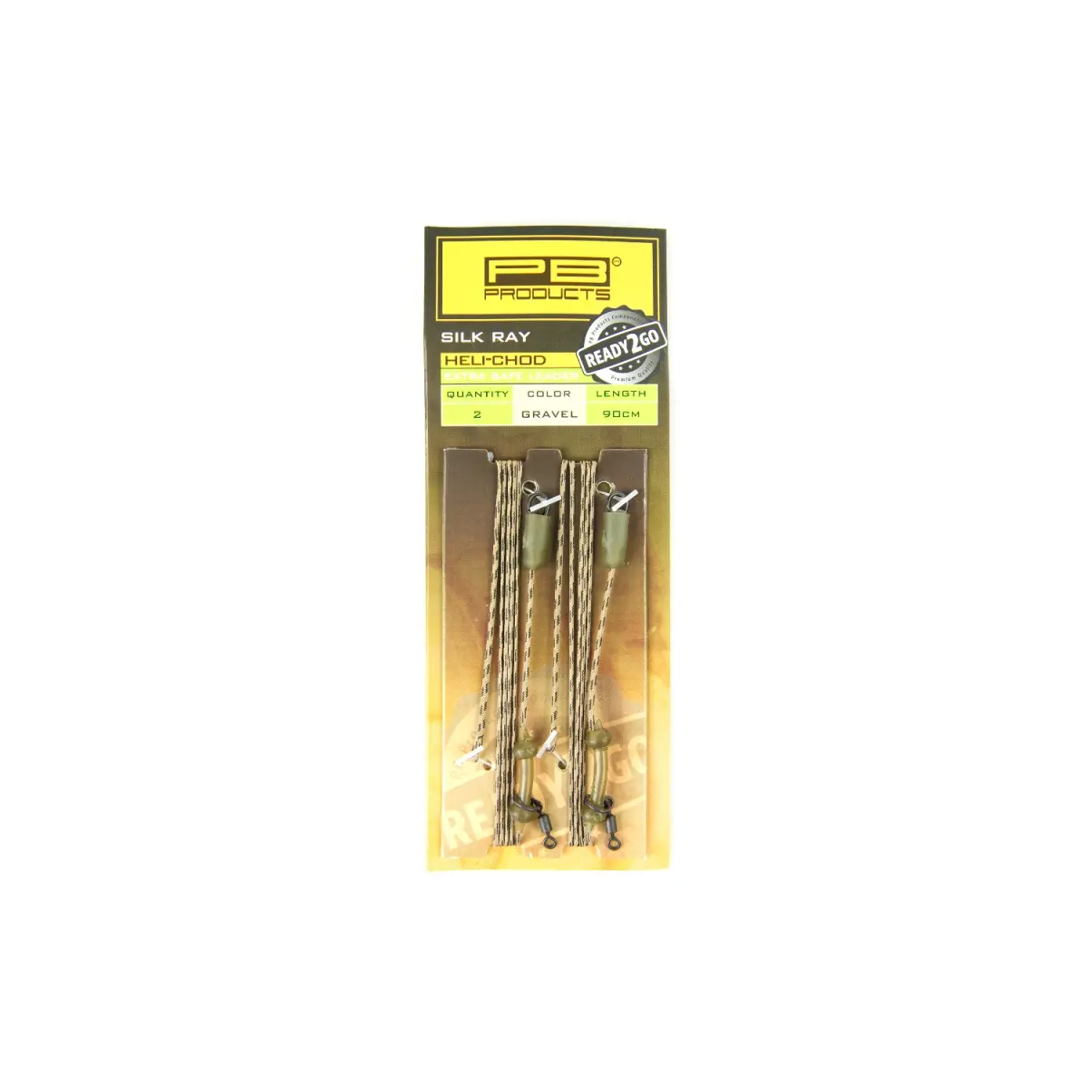 PB Products R2g SR Extra Safe Heli-Chod Leader 90 Weed 2Pcs