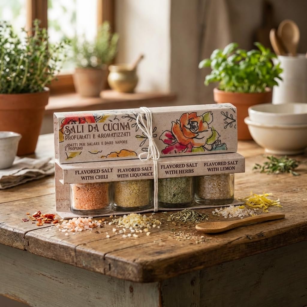 Artigiani Set Van 4 Italiaanse Zouten 4x35 Gr