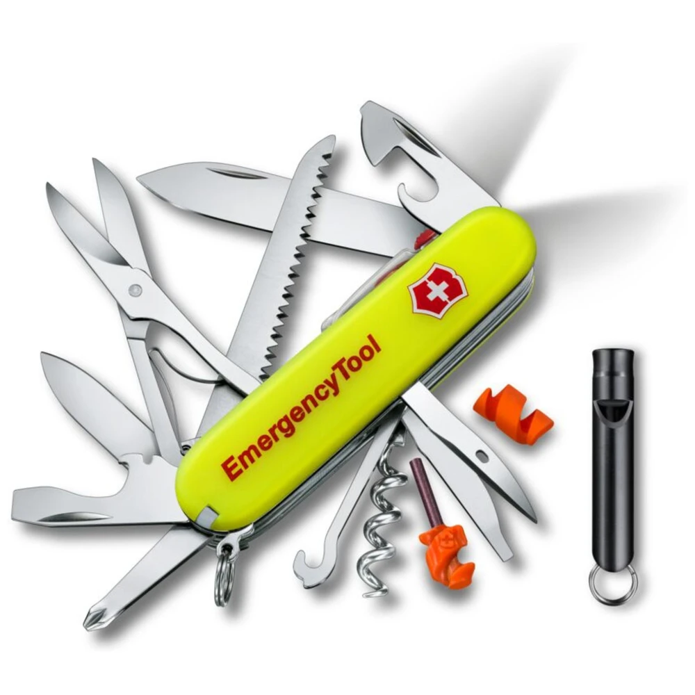 Victorinox Zakmes Huntsman Emergency Tool, 23 Functies, Fluo Geel