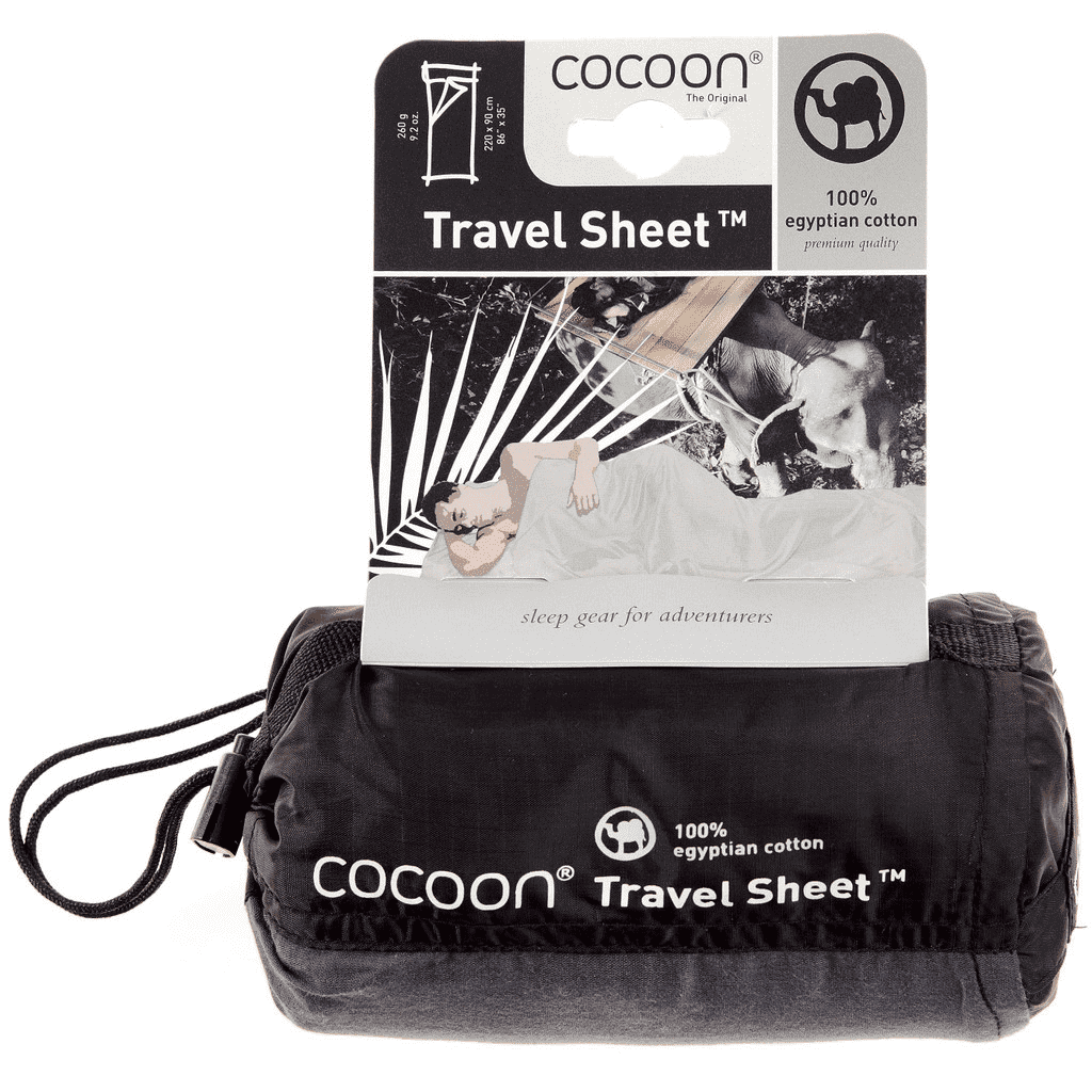 Cocoon Travelsheet 100% Egyptian Cotton - Khaki