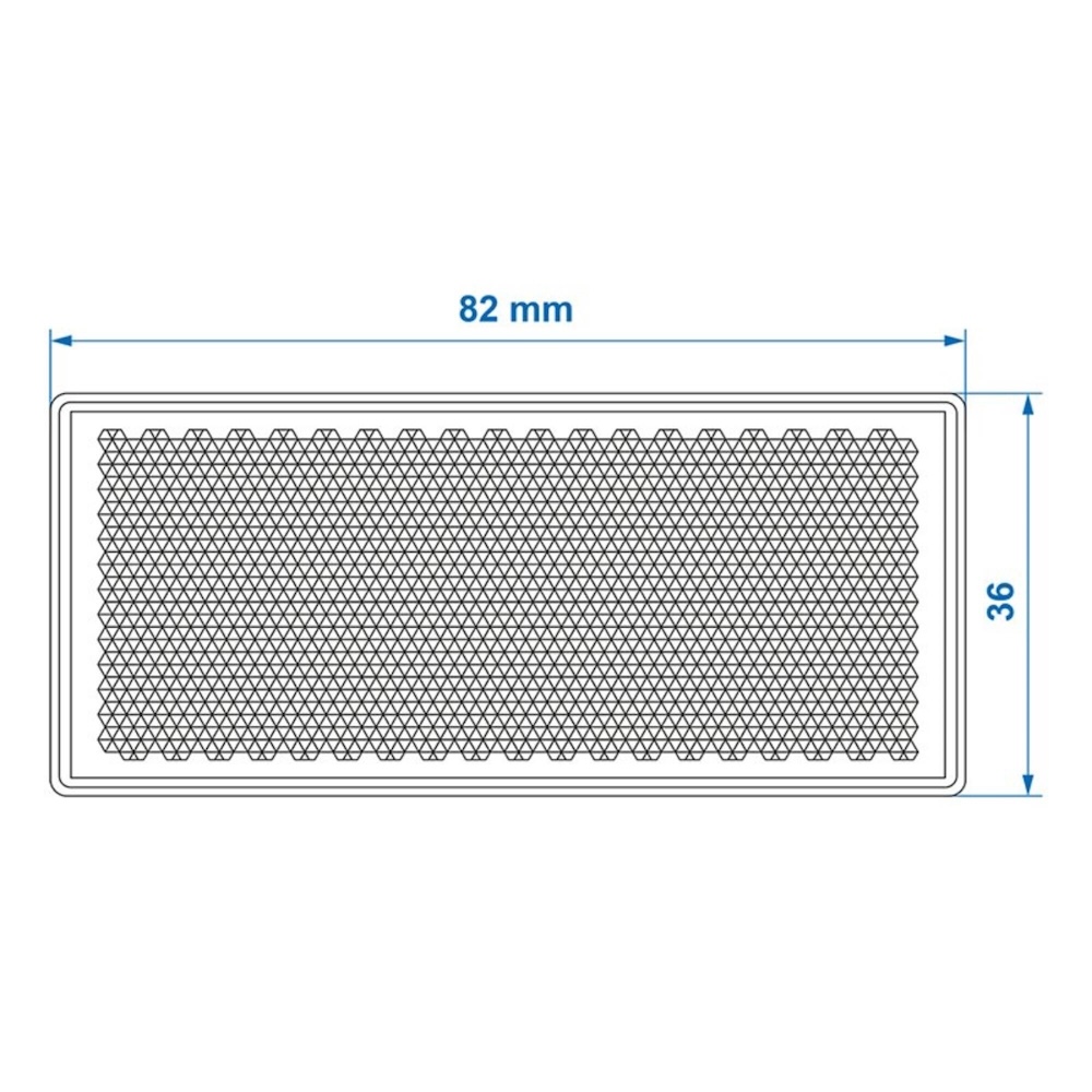 Proplus Reflector Wit 82X36Mm Zelfklevend Proplus Reflector Wit 82X36Mm Zelfklevend