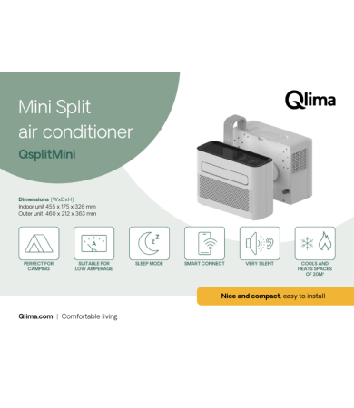 Qlima Mini Split Airco Met Verwarming Qsplitmini