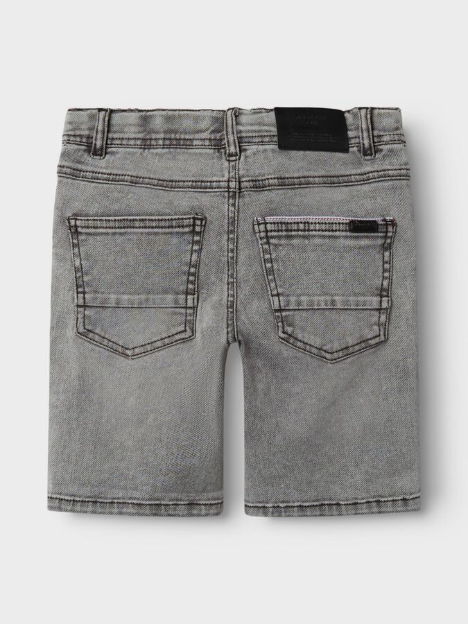 Name It Kids Theo Xsl Dnm L Shorts 1280-Gy Jongens