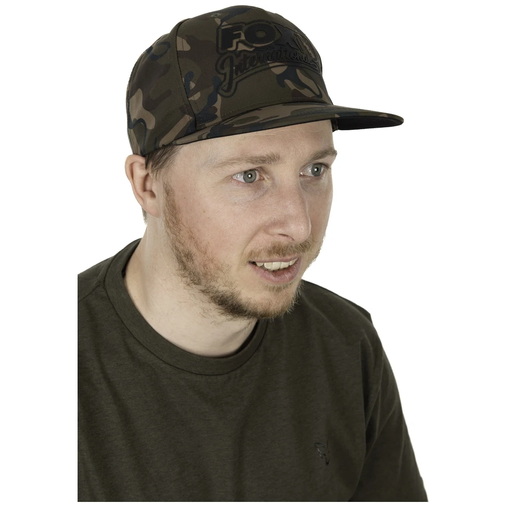 Fox Flat Peak Snapback Hat Camo