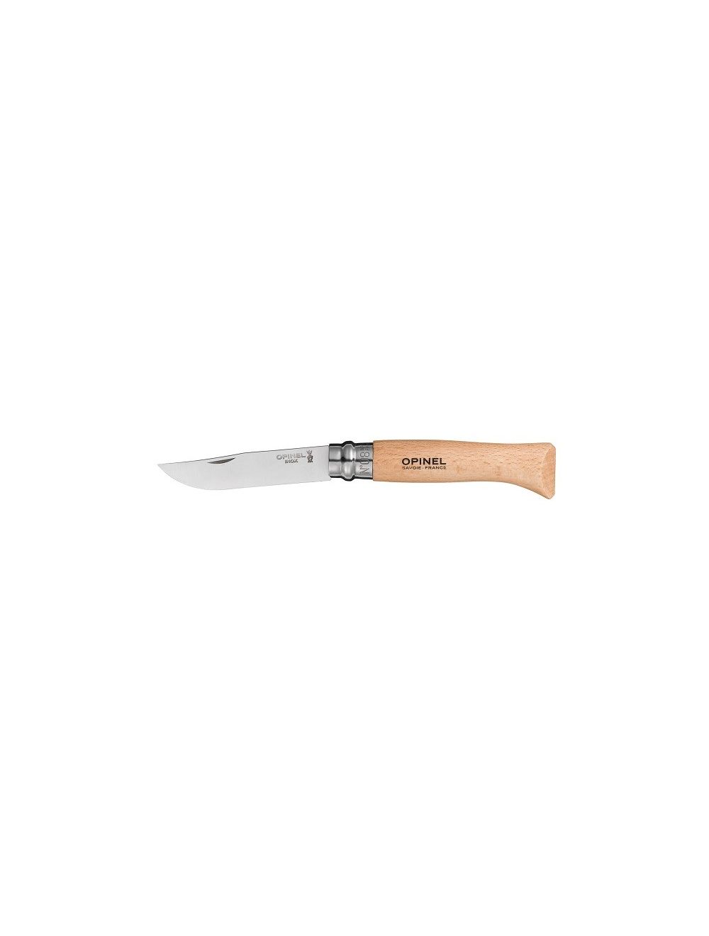 Opinel Zakmes Nr08 Inoxopinel Classic Rvs/Hout