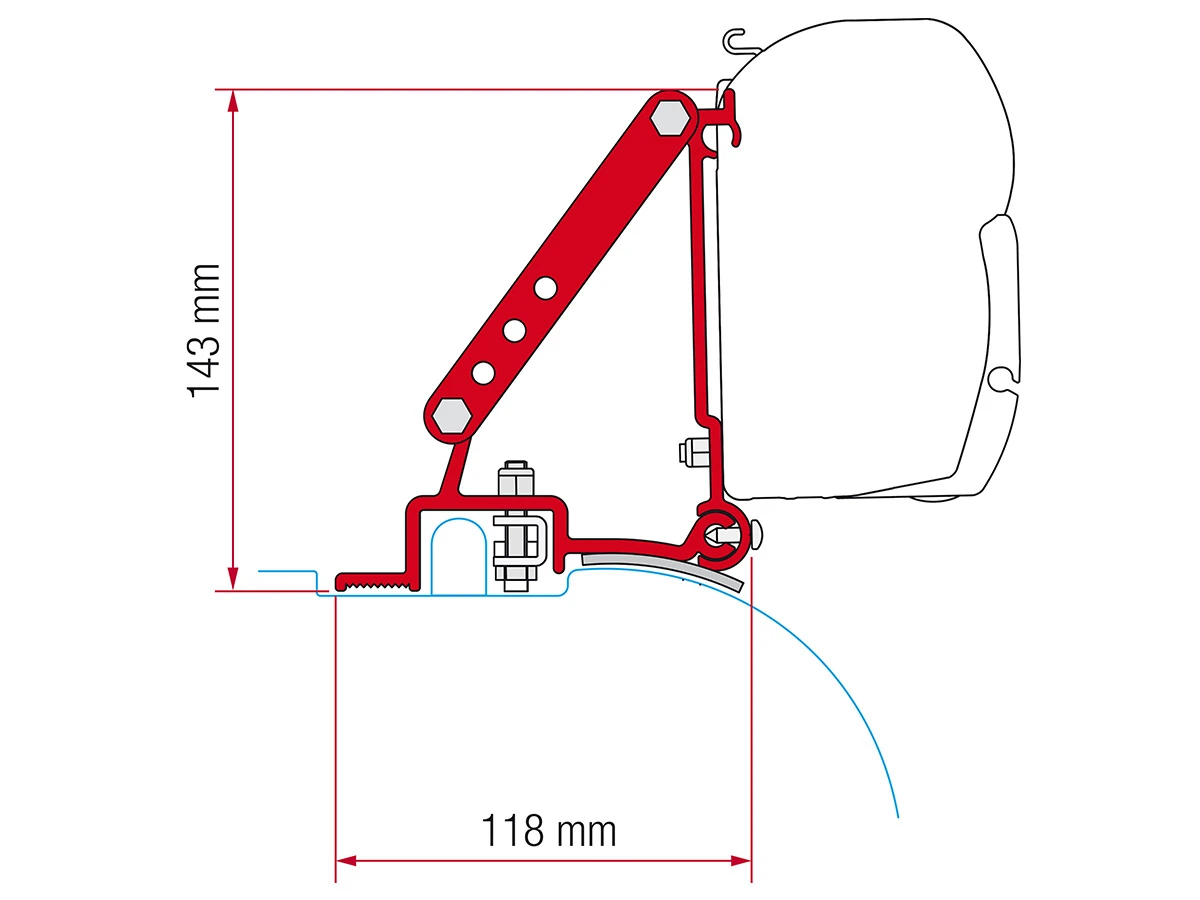 Fiamma Kit Fiat Ducato Vanaf 2006