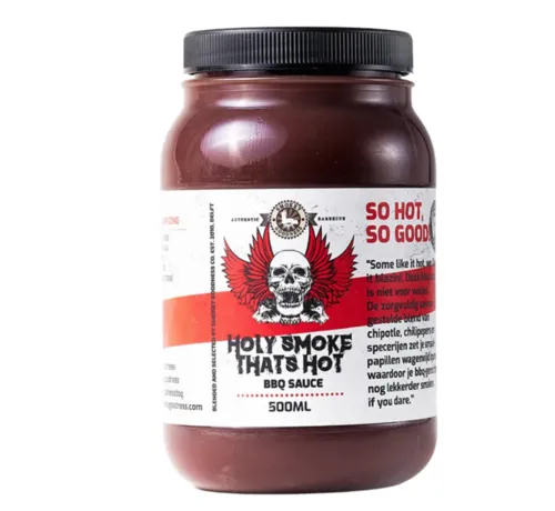 Smokey Goodness Holy Smoke Thats Hot! Bbq Sauce 500Ml