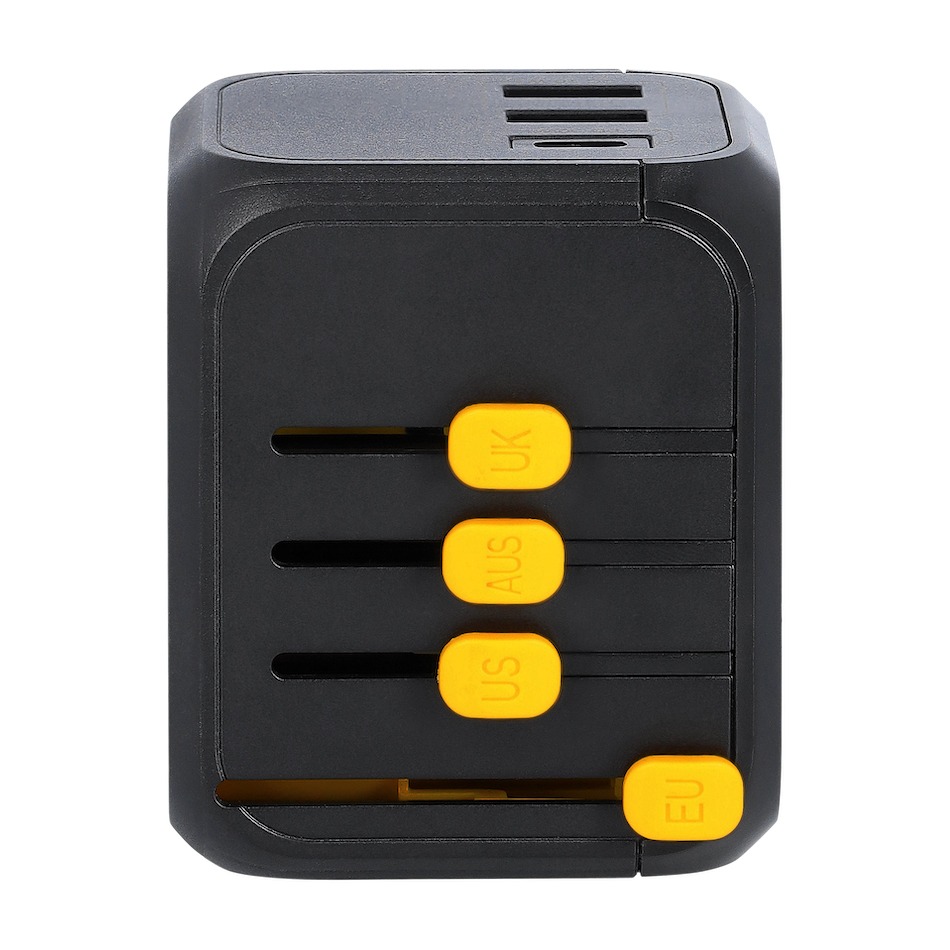 WakaWaka Travelcharger Wereldstekker met USB-C en USB-A
