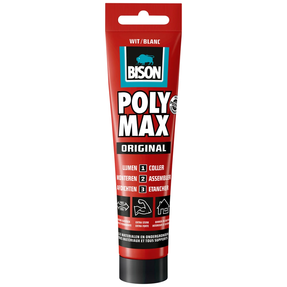 Bison Poly Max Original 165 G Hangtube Wit