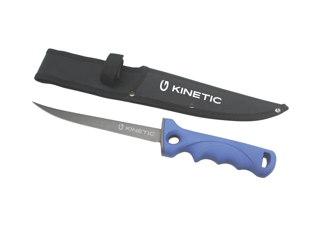 Kinetic Fillet Knife Soft Grip 7"/17cm 32cm Blue/Black