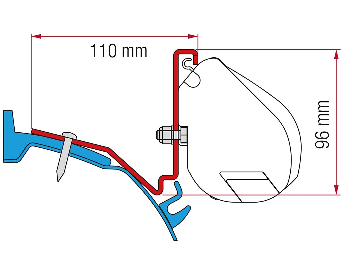 Fiamma Kit F35 Ford Custom Capland/Capfun