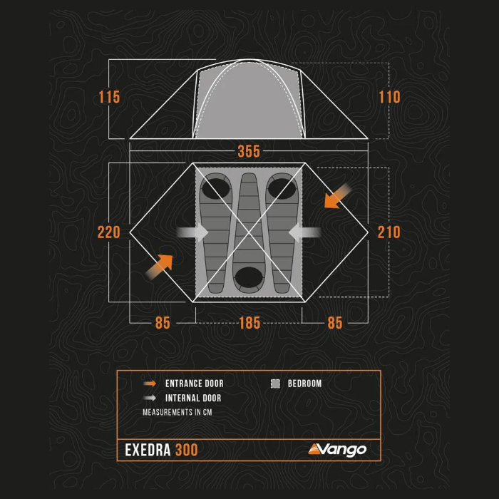 Vango Lichtgewicht Tent Exedra 300